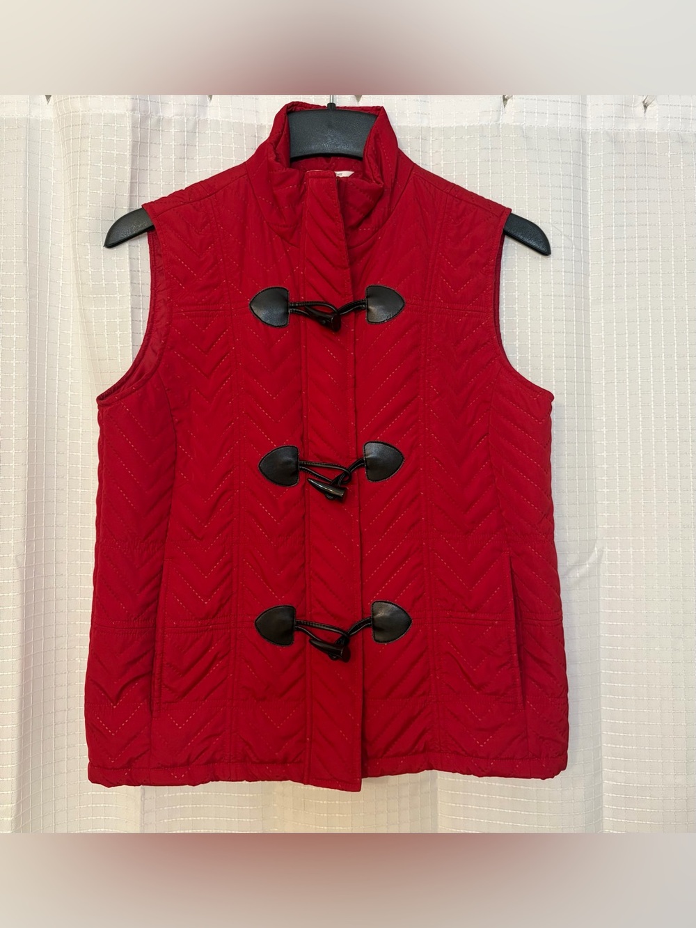 Christopher & Banks Quilted Chevron vest - small